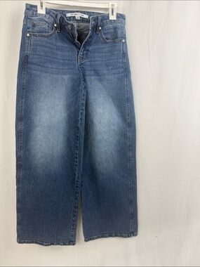 Celebrity Pink Medium Blue Wide Leg Jeans